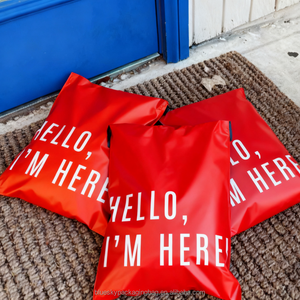 Stampate Poly mailer durevoli borse per la spedizione globale comode borse per la spedizione autoadesive con Look professionale borse per la spedizione stampate - Product Image 2