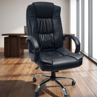 Chaise de bureau en cuir de haute qualité pour la maison et le bureau, ergonomique, pivotante, pratique, vente en gros