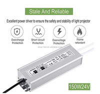 Connexion d'alimentation étanche lumière led transformateur dc12v/24v 220v to12v alimentation IP67 transformateur d'éclairage étanche extérieur