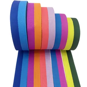 Guangdong suppliers offer 3.8cm mix two colors polyester striped webbing