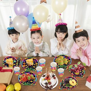 24 khách mỗi Bộ Mexico Carnival Đảng giấy dùng một lần tấm ly Khăn ăn lễ hội theo chủ đề Nguồn cung cấp bên Bộ - Product Image 4