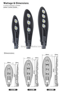 Nouveau lampadaire LED de rue WOLI IP66 étanche AC 30W-250W avec garantie de 3 ans - Product Image 4