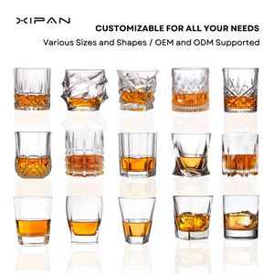 無料サンプルカスタマイズロゴ売れ筋ミニドリンクグラスショットウイスキーグラスセットホームパーティーバー用 - Product Image 5