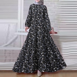 <strong>Traditional</strong> Clothing Accessories <strong>Nigeria</strong> Abaya Women Muslim <strong>Dress</strong> Floral - Product Image 4