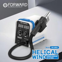 FW-DS02 FORWARD 800W pistolet thermique haute puissance écran LCD Station de reprise Portable BGA pour la réparation de téléphone portable et la réparation électronique