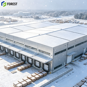 Parque Logístico de Estructura de Acero, Panel Sándwich Galvanizado de Larga Duración, Venta al por Mayor, Avanzado, Robusto, Sostenible, de Alta Resistencia - Product Image 1