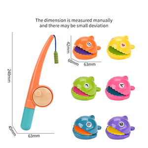 Canne à pêche pour salle de bain, jeu d'eau, aimant, natation flottante, douche de bébé, jouet de bain, Animal, jeu de pêche, jouets pour enfant - Product Image 6