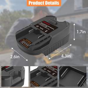 Mt18ar Batterij Converter Voor Mak Ita 18V Lithium Batterij Bl1850b Bl1840b Om Mee Te Werken Voor Wegwerken Gid <span class=keywords><strong>Aeg</strong></span> 18V Li-Ion Elektrisch Gereedschap - Product Image 4