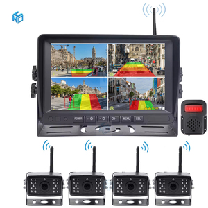 7 ''AHD ไร้สายอัจฉริยะจุดบอด BSD บันทึกเตือน DVR กล้องย้อนกลับพร้อมจอมอนิเตอร์สำหรับรถบรรทุกรถบัส RVs trailer - Product Image 1