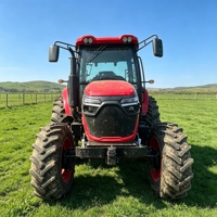 Multifunktionaler Traktor Landwirtschaftlicher Kleiner Kompakttraktor 4x4 Farmtraktor mit Front- und Hecklader Doppelkupplung