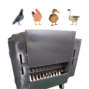 MD型鸡烫毛脱毛机，带泵、PLC、齿轮箱、发动机，380V，高生产率600bp/h，核心部件轴承 - Product Image 4