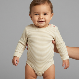 Combinaison bébé en interlock non teint, combinaison d'hiver pour tout-petits, vêtements pour enfants, combinaison écologique - Product Image 1