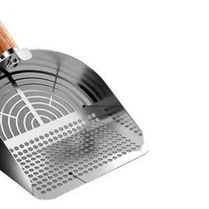 Stainless Steel <b>Cat</b> <b>Litter</b> Scoop 304 With Wooden Handle For Easy Sifting And Cleaning - Product Image 5