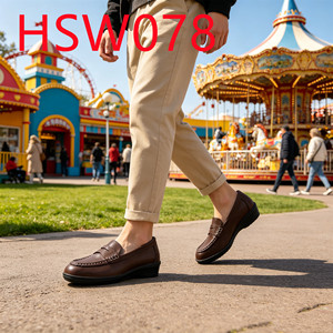 HY, Zapatos de Mujer Estilo Mocasín Hechos a Mano, Tallas 27-47, Populares en Italia, de Cuero Vacuno Natural, Casuales, Modelo HSW078 - Product Image 1