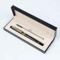 Plusieurs options disponibles, stylos de luxe pour hommes, cadeaux d'affaires, ensemble de stylos à bille en métal avec logo personnalisé et boîte