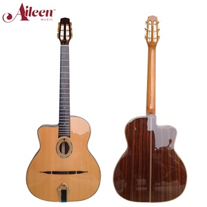 Guitare de <span class=keywords><strong>Jazz</strong></span> gitane à trous ovales, style punk, AGJ160 - Product Image 2