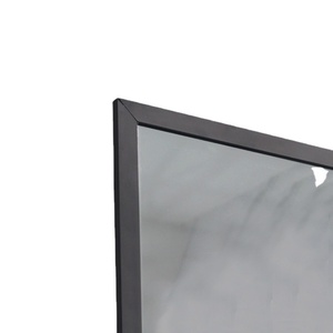 Porte <span class=keywords><strong>de</strong></span> douche coulissante ultra-étroite minimaliste en acier inoxydable 304 avec verre trempé et film anti-explosion – Design minimaliste moderne pour - Product Image 6