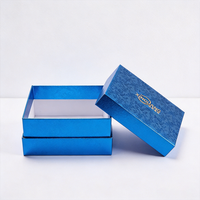 Boîte en carton rigide avec couvercle et base, écologique, de qualité supérieure, avec logo personnalisé, emballage de luxe pour parfum, bougie, bijoux