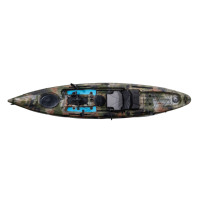 Kayak de pêche monoplace à propulsion pédale en LLDPE rotomoulé avec moteur électrique