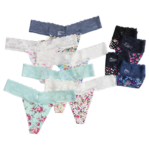 Perizoma in Pizzo per Ragazze, Asciugatura Rapida, Antibatterico, Senza Cuciture, Intimo Sexy - Product Image 1