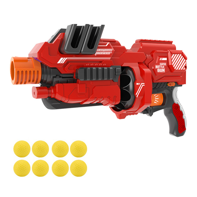 Kids Shooting Targets Game Toys Foam Dart Blaster Gun with 8 Soft Bullet Balls