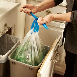 <b>Tall</b> Drawstring Trash Bags Kitchen Cleaning Waste Bag 8 Gal 13 Gallon 75 count Waterproof <b>Storage</b> garbage Bags Wholesale - Product Image 3