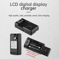 Chargeur universel pour téléphone portable, appareil photo, batterie 4.2V, XST-LCD, écran LCD haute qualité, matériau ABS ignifuge, chargeur rapide