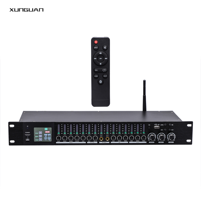 LD1500 Professional Effector With Digital Effects USB Interface Reverb Audio Processor for Stage Record Sound