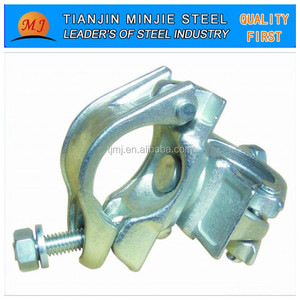 Chất lượng cao mạ kẽm xoay <span class=keywords><strong>Coupler</strong></span> đôi cố định ốc vít giả mạo giàn giáo kẹp couplers - Product Image 3