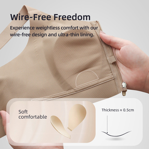 Áo ngực liền thân không gọng, khóa trước, kiểu dáng thoải mái, che phủ toàn bộ lưng, dành cho nữ, size lớn M-4XL, xuất xưởng trực tiếp - Product Image 6