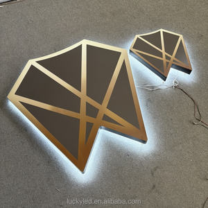 Led personalizado 3D logo <span class=keywords><strong>Sign</strong></span> interior Metal Led retroiluminado al aire libre logo Wall <span class=keywords><strong>Sign</strong></span> Business Channel Letters Signs logo al aire libre - Product Image 1