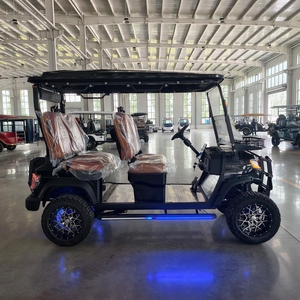 Voiturette de <span class=keywords><strong>golf</strong></span> électrique tout-terrain de luxe 4 places pour <span class=keywords><strong>camping</strong></span>, club de tourisme, voiturette de <span class=keywords><strong>golf</strong></span> à batterie lithium 72V - Product Image 1
