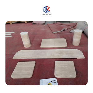 Tmz OEM/ODM màu be travertine nhà máy bên Bảng hàng đầu hàng loạt Thổ Nhĩ Kỳ Roman travertine giao diện điều khiển Bảng cho cửa hàng sang trọng - Product Image 5