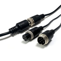 Cable Conector de Aviación Impermeable GX16 de 6 Pines Personalizado, Línea de Señal Multicanal para Codificador Absoluto y Servo