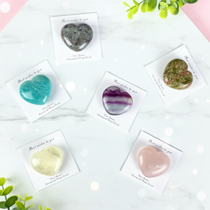 Ensemble de boîtes cadeaux en cristal en gros, <span class=keywords><strong>pierre</strong></span> précieuse naturelle, fluorite, quartz rose, cœur, artisanat pour cadeau de la Saint-Valentin - Product Image 2