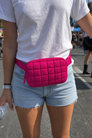 Sac banane matelassé personnalisé avec logo sur mesure, en polyester, vente en gros, directement de l'usine OEM
