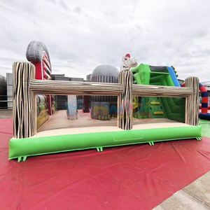 <b>Toddlers</b> outdoor party bounce house commercial barn-themed inflatable bouncer farm animals playground - Product Image 2