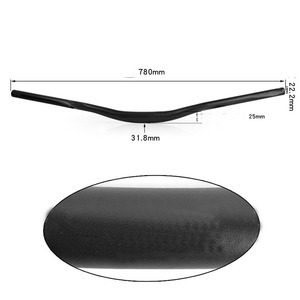 Manillar de aleación de aluminio 31. 8mm780mmManillar de bicicleta de montaña Manillar Wake 780mm - Product Image 6