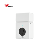 Tamper peringatan Plug Gateway ESP32 Chipset dalam ruangan Smart Wireless Hub BLE Wifi Edge Bluetooth Mesh IoT soket Gateway perangkat