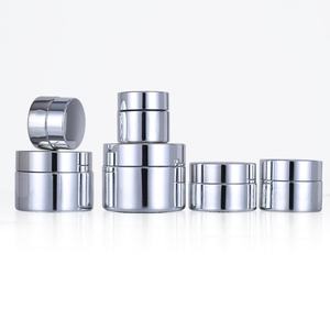 Pot en verre doré rechargeable pour crème, fard à paupières et crème pour le visage – 5ml, 10g, 20g, 15ml, 30ml, 50ml, 50g – Contenant cosmétique vide - Product Image 5