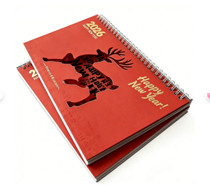 Promotional High Quality Custom 2026 Folding Daily Art Cardboard Thick Monthly Calendar Low Price Hollow Out Desk Calendar Logo