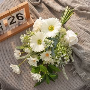 Ramo de Flores Artificiales Willow Lane, Tela Tejida de Plástico, Decoración para Interiores del Hogar, Arreglo para Bodas - Product Image 2