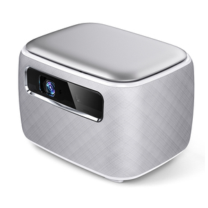 Nouveaux panneaux métalliques, vidéoprojecteur <span class=keywords><strong>750</strong></span> Ansi Lumen, Android 9.0 OS, Wifi double bande 2.4+5G, mini projecteur home cinéma, téléphone portable - Product Image 4