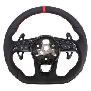 <span class=keywords><strong>Volante</strong></span> de Cuero Personalizado para <span class=keywords><strong>Audi</strong></span> <span class=keywords><strong>A4</strong></span> B9, Compatible con <span class=keywords><strong>Audi</strong></span> A3 <span class=keywords><strong>A4</strong></span> A4L Avant Allroad A5 A6L A7 Q2L Q3 Q5 Q5L Q7 A1 A3 8V 8P SQ5 S4 B8.5 S3 - Product Image 1