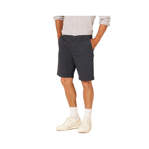 Short classique uni pour hommes pour l'été et le printemps Confortable Tenue décontractée Respirante Tissu en toile Usage quotidien - Product Image 1
