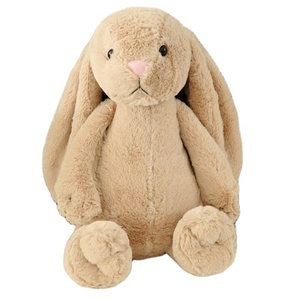 Jouet en peluche lapin personnalisé en gros, haute qualité, mignon, en coton PP, rembourré, oreilles longues 30-70cm, lapin de Pâques - Product Image 1