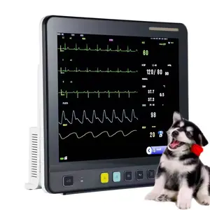 베스트 셀러 수의사 모니터 수의사 분석 장치 15 인치 Tft LCD 화면 활력 징후 심장 모니터