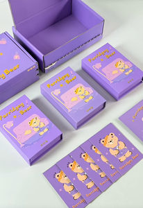 Caja de galletas de azúcar cuadrada personalizada con carpetas de cartón recubiertas con asa para sushi y embalaje de alimentos para nuevo listado - Product Image 4