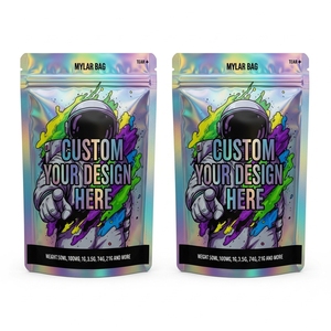 ถุงซิปล็อคกันกลิ่นแบบตั้งได้ พิมพ์โลโก้ได้ตามต้องการ ผลิตจากไมลาร์ ทนทาน ใช้สำหรับบรรจุภัณฑ์อาหาร - Product Image 1