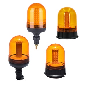 Luz estroboscópica DE EMERGENCIA LED ámbar, lámpara de advertencia de Material de PC con energía Solar para montacargas, luz de baliza de peligro de seguridad - Product Image 5